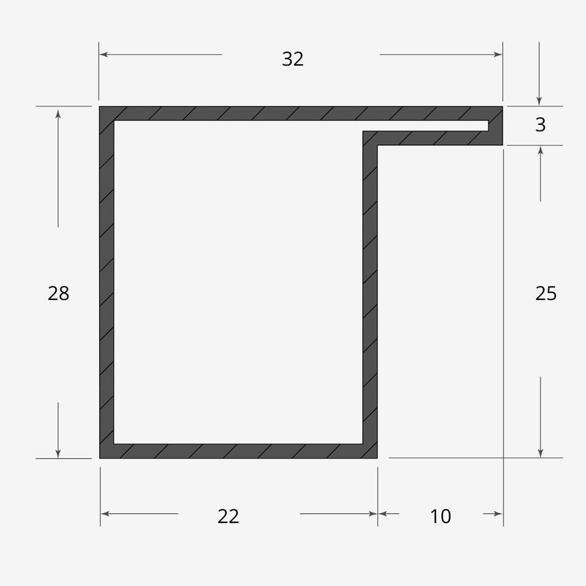 Tubolare per serramenti 11 A