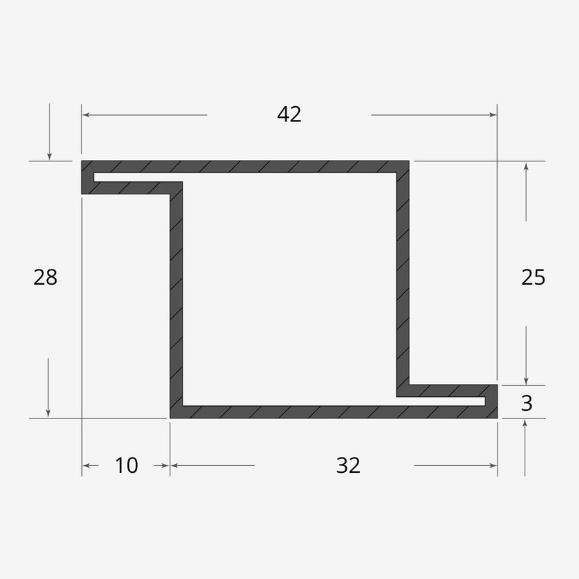 Tubolare per serramenti 11 C