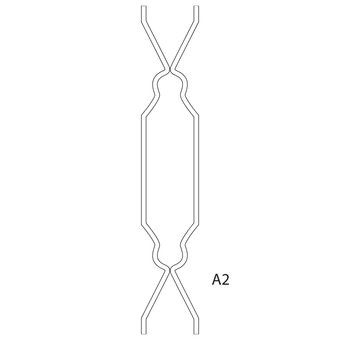 Elementi in ferro per cancelli e ringhiere di tipo A2