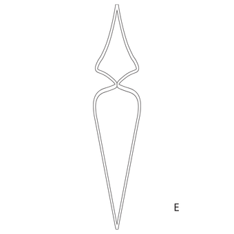 Elementi in ferro per cancelli e ringhiere di tipo E
