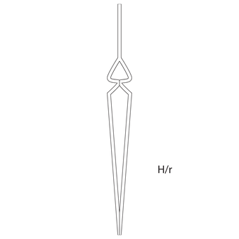 Elementi in ferro per cancelli e ringhiere di tipo H/r
